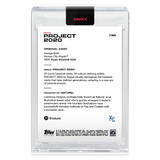 Topps PROJECT 2020 Card #150 - 1975 George Brett by Naturel - Print Run: 4,085