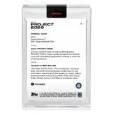 Topps PROJECT 2020 Card #1 - 2001 Ichiro by Ben Baller - Print Run: 1,334