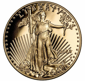 2020 West Point American Gold Eagle (1/2 oz) $25 - Proof