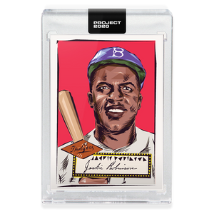 Topps PROJECT 2020 Card #3 - 1952 Jackie Robinson by Naturel - Print Run: 1,302