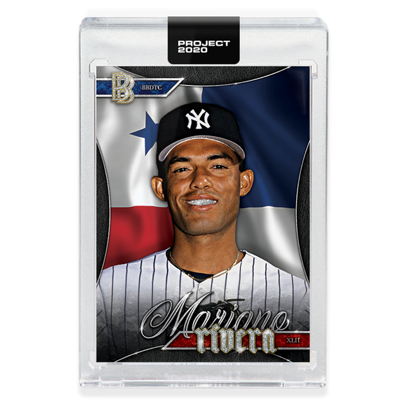 Topps PROJECT 2020 Card #151 - 1992 Mariano Rivera by Ben Baller - Print Run: 12,611