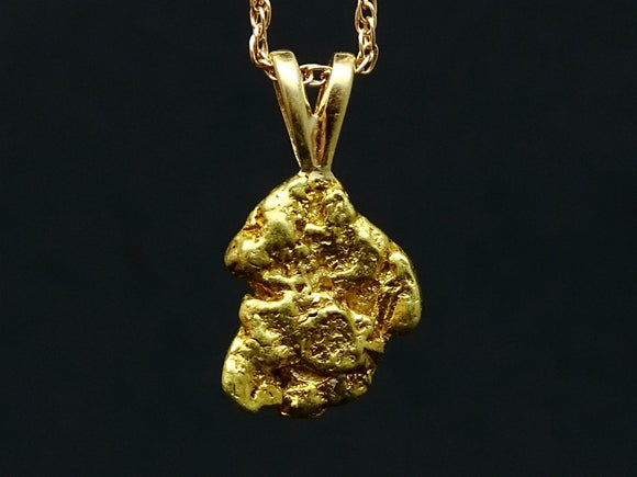 Gold Nugget Necklace (1.2 oz)
