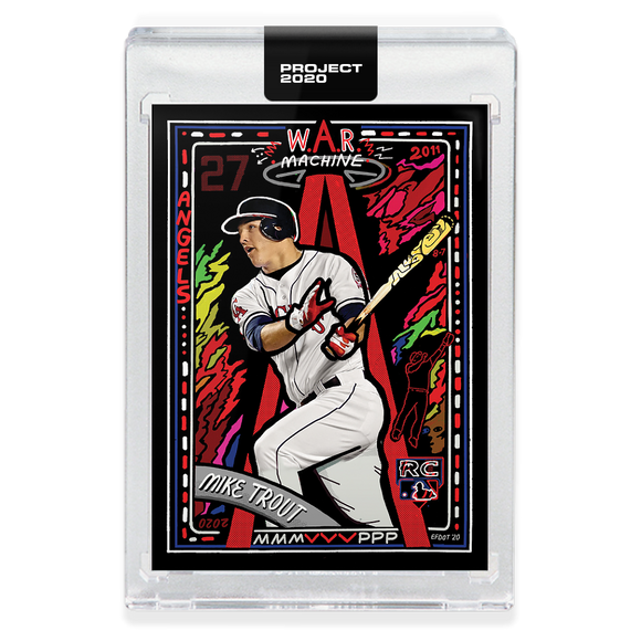 Topps PROJECT 2020 Card 227 - 2011 Mike Trout by Efdot